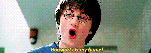 harry potter saying hogwarts is home